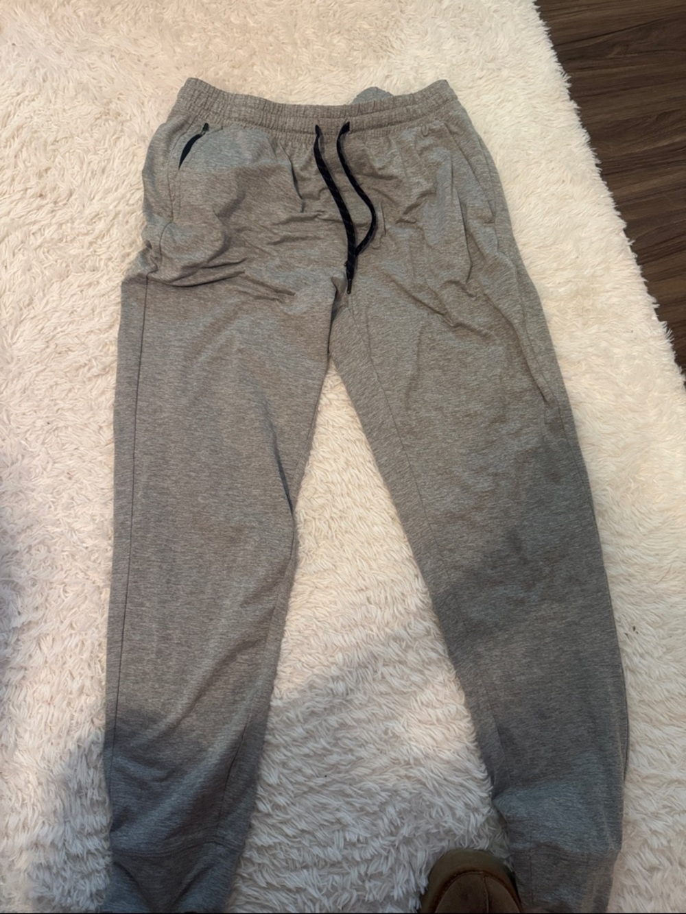 Gray Drawstring Sweatpants - Picture 2 of 3